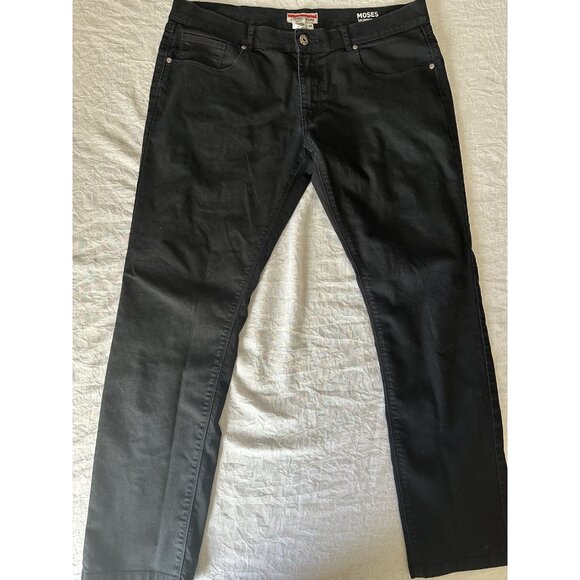 🌵4/$25 Castro Moses Skinny Men's Size 34 Jeans Black Denim Stretch - Picture 2 of 11
